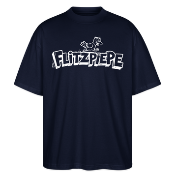 FLITZPIEPE 2026-Oversized Unisex Bio T-Shirt - Navy