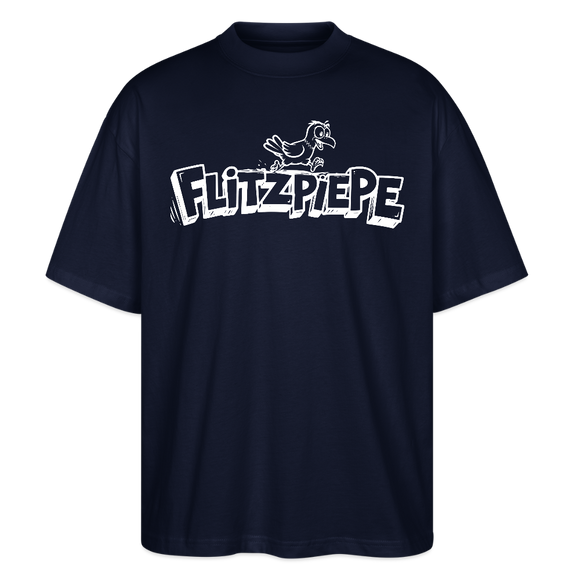 FLITZPIEPE 2026-Oversized Unisex Bio T-Shirt - Navy