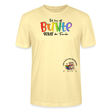 LIEBE IS BUNT-Unisex T-Shirt - Creme