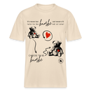 BERLINER KNORKE-Relaxed Fit Unisex Bio-T-Shirt - Naturweiß