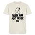 Berliner Spruch-FRÜHER WAR ALLET LEICHTER-Männer Premium T-Shirt - Naturweiß