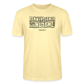 Berliner Spruch-ICK WUNDER MIR-Unisex T-Shirt BIO - Creme