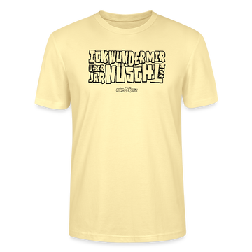 Berliner Spruch-ICK WUNDER MIR-Unisex T-Shirt BIO - Creme