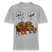 Berliner Bär mit berliner Schnauze-WATN?NÜSCHT- RELAXED FIT Unisex Organic T-Shirt - Grau meliert