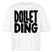 DOLLET DING-Frauen Boxy Bio-T-Shirt - Weiß