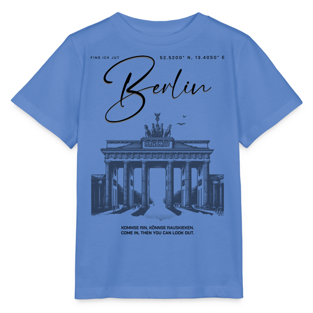 BERLIN-Kinder Bio T-Shirt - Blau