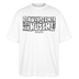 Berliner Spruch-ICK WUNDER MIR-Oversized Unisex Bio T-Shirt - Weiß
