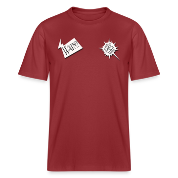 WATN? NÜSCHT!-Relaxed Fit Unisex Bio-T-Shirt - Erdrot