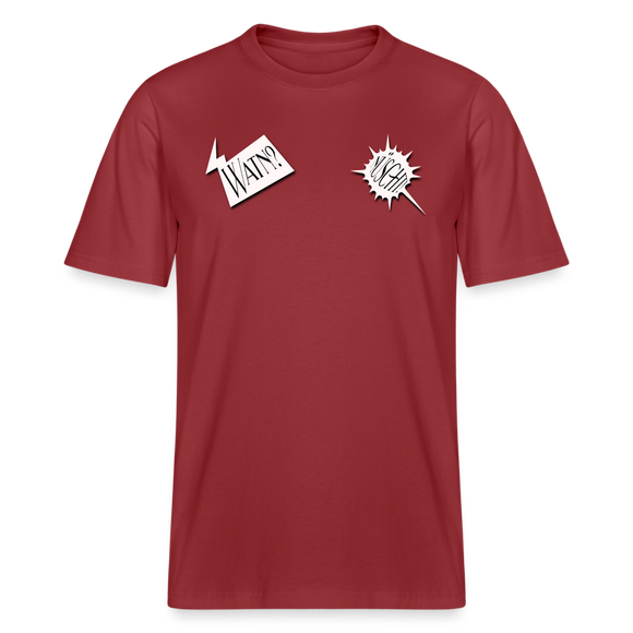 WATN? NÜSCHT!-Relaxed Fit Unisex Bio-T-Shirt - Erdrot