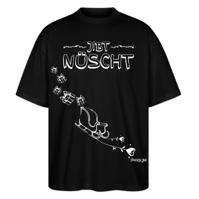 Weihnachten in Berliner25-JIBT NÜSCHT-Oversized Unisex Bio T-Shirt Blaster - Schwarz