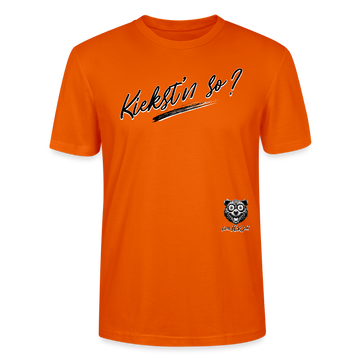 KIEKST'N SO?-Unisex T-Shirt bio - Tieforange