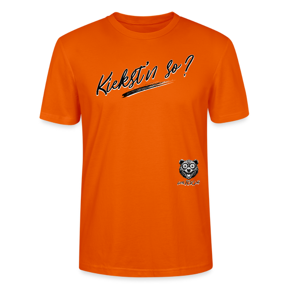 KIEKST'N SO?-Unisex T-Shirt bio - Tieforange