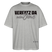 VERFATZ DA VOM JELÄNDE-Oversized Unisex Bio T-Shirt - Grau meliert
