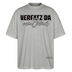 VERFATZ DA VOM JELÄNDE-Oversized Unisex Bio T-Shirt - Grau meliert