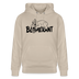 BLÜMERANT-Unisex Bio-Hoodie mit echt Berliner Schnauze - Beige