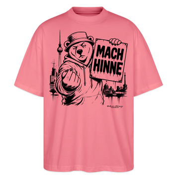 MACH HINNE – Berlin Souvenir -Oversized Unisex Bio T-Shirt - Pink 