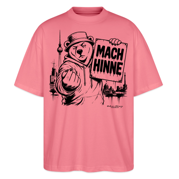 MACH HINNE – Berlin Souvenir -Oversized Unisex Bio T-Shirt - Pink 