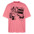 MACH HINNE – Berlin Souvenir -Oversized Unisex Bio T-Shirt - Pink 