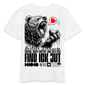 Berlin Souvenir-Bio Teenager T-Shirt - Weiß