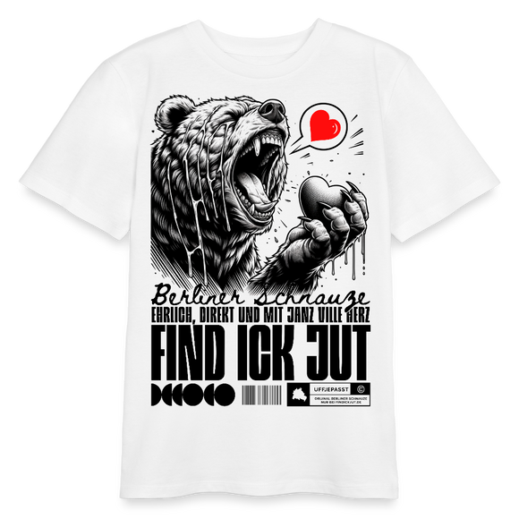 Berlin Souvenir-Bio Teenager T-Shirt - Weiß