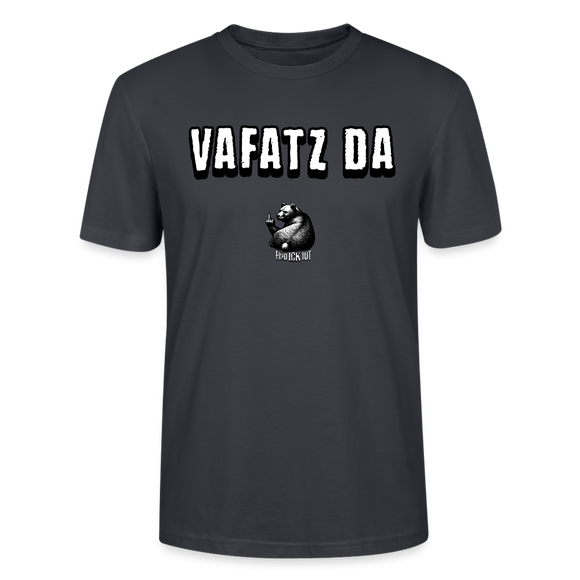 VAFATZ DA-Unisex T-Shirt BIO - Dunkles Graublau