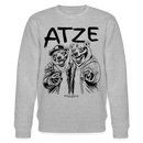 ATZE-Unisex Bio-Sweatshirt für echt Berliner Freunde - Grau meliert