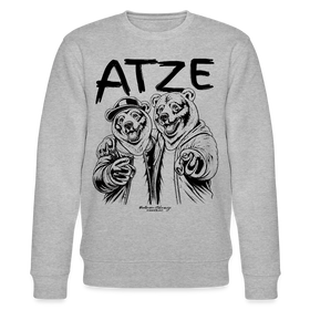 ATZE-Unisex Bio-Sweatshirt für echt Berliner Freunde - Grau meliert