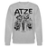 ATZE-Unisex Bio-Sweatshirt für echt Berliner Freunde - Grau meliert