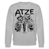 ATZE-Unisex Bio-Sweatshirt für echt Berliner Freunde - Grau meliert