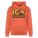 ICK DARF DIT - Bio-Hoodie - Hellrot
