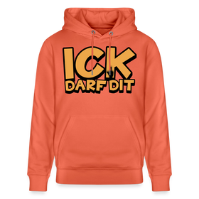 ICK DARF DIT - Bio-Hoodie - Hellrot