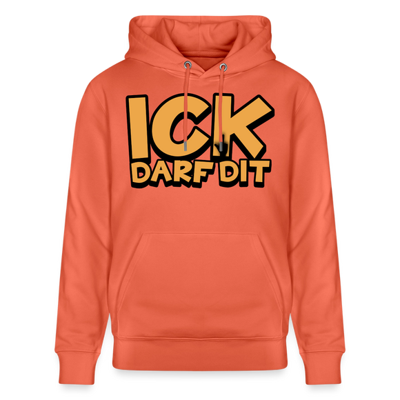 ICK DARF DIT - Bio-Hoodie - Hellrot