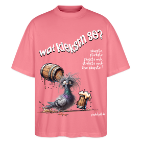 WAT KIEKSTN SO?-Oversized Unisex Bio T-Shirt II - Pink 