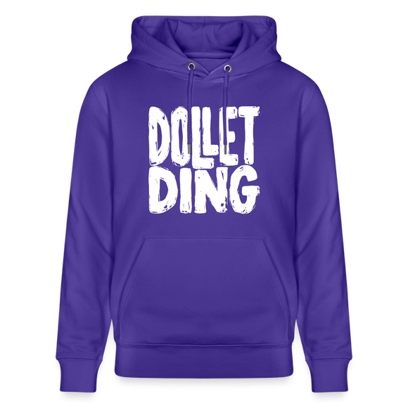 Berliner Spruch-DOLLET DING-Unisex Bio-Hoodie - Purple Love 