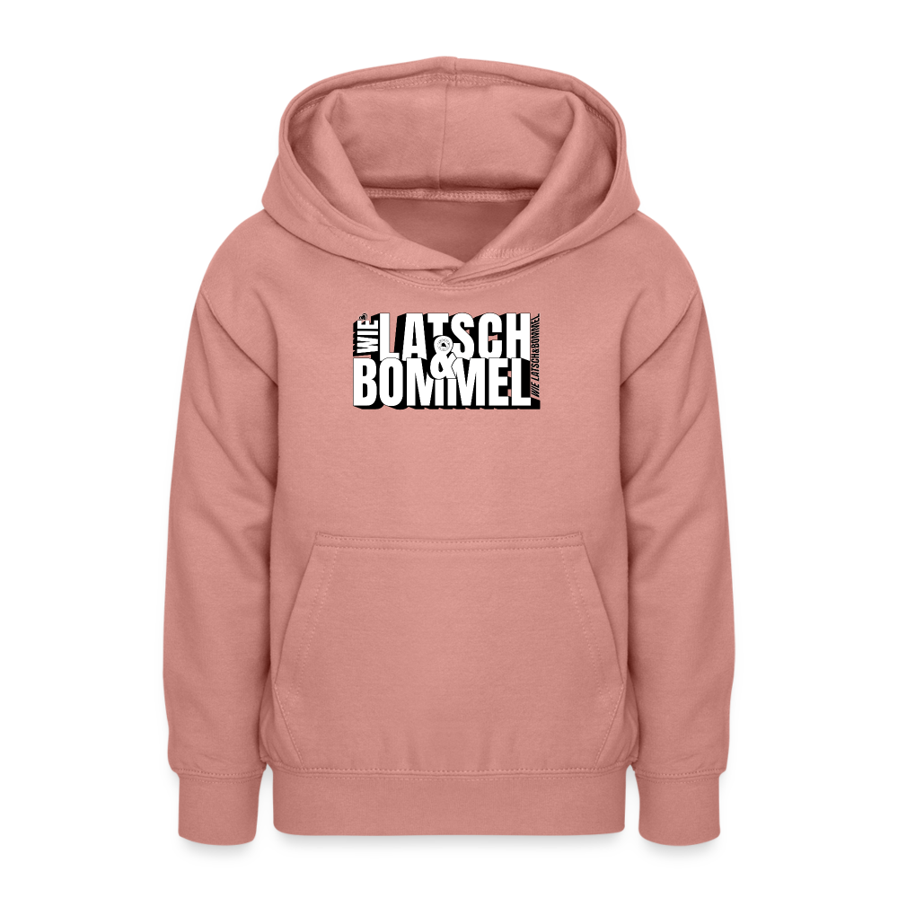 WIE LATSCH UND BOMMEL - Teenager Hoodie - Altrosa