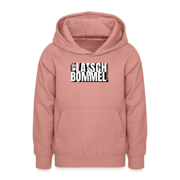 WIE LATSCH UND BOMMEL - Teenager Hoodie - Altrosa