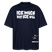 ICK MACH WAT ICK WILL-Oversized Unisex Bio T-Shirt - Navy
