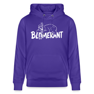 Berliner Spruch-BLÜMERANT-Unisex Bio-Hoodie - Purple Love 