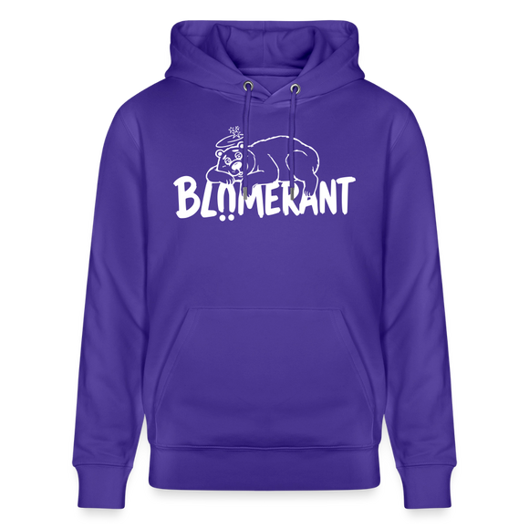 Berliner Spruch-BLÜMERANT-Unisex Bio-Hoodie - Purple Love 