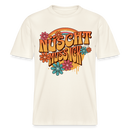 BERLINER RETRO-NÜSCHT MUSS ICK-Relaxed Fit Unisex Bio-T-Shirt - Naturweiß 