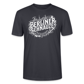 BERLINER SCHNAUZE-Unisex T-Shirt BIO - Dunkles Graublau