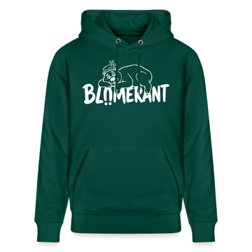 Berliner Spruch-BLÜMERANT-Unisex Bio-Hoodie - Forest