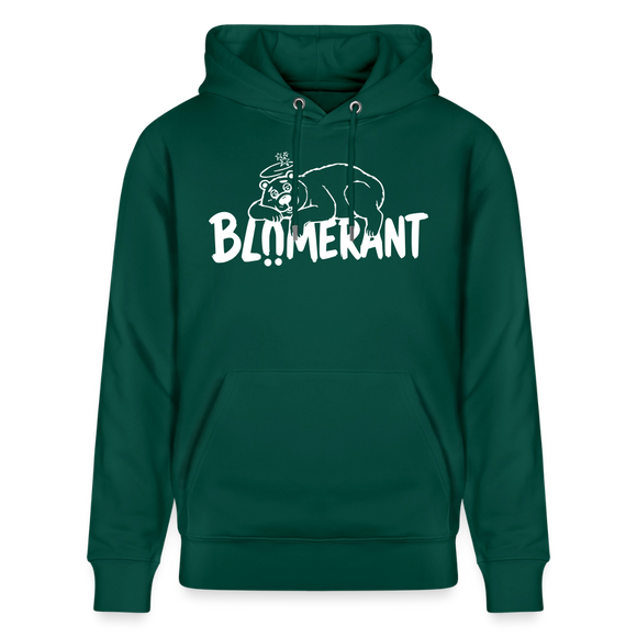 Berliner Spruch-BLÜMERANT-Unisex Bio-Hoodie - Forest