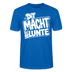 Berlin Shirt mit echt Berliner Spruch-DIT MACHT URST LUNTE-Unisex BIO T-Shirt - Pfauenblau