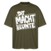 DIT MACHT URST LUNTE-Oversized Unisex Bio T-Shirt mit Berliner Dialekt - Khaki