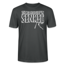 JEH MIR NICH UFFN SENKEL-Unisex T-Shirt BIO II - Anthrazit