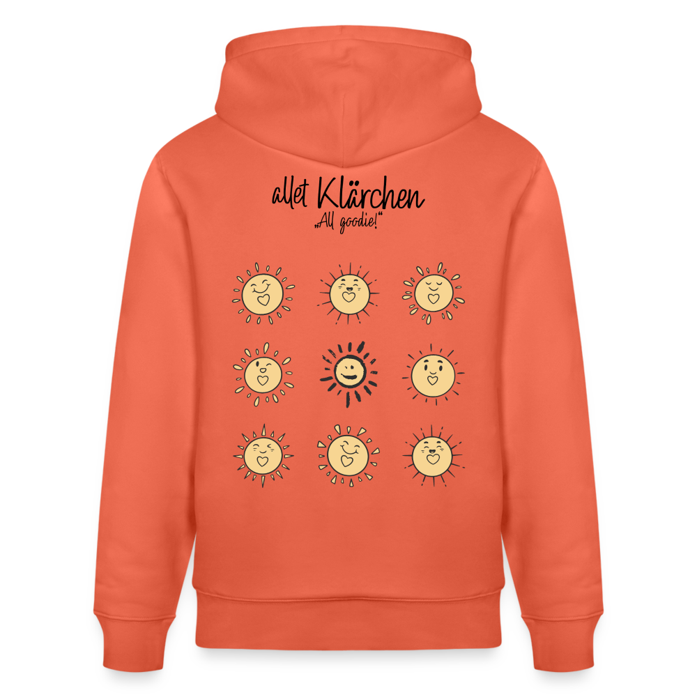 ALLET KLÄRCHEN-Unisex Bio-Hoodie - Hellrot