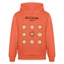 ALLET KLÄRCHEN-Unisex Bio-Hoodie - Hellrot