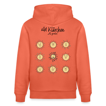 ALLET KLÄRCHEN-Unisex Bio-Hoodie - Hellrot