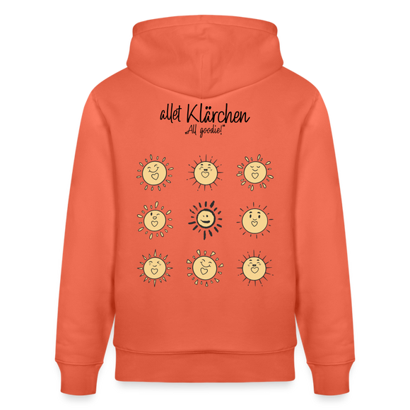 ALLET KLÄRCHEN-Unisex Bio-Hoodie - Hellrot